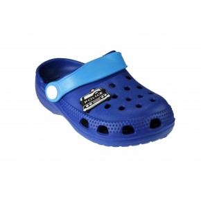 Akınalbella Çocuk Sarı Mavi Fuşya Burnu Kapalı Terlik Sandalet 25-30 Numara