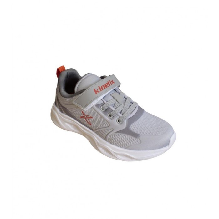 KİNETİX Erkek Çocuk Siyah Gri Cilt Çırtlı Sneaker Spor Yürüyüş Ayakkabısı