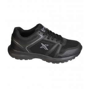 KİNETİX Siyah Fileli Bağcıklı Günlük Koşu Spor Ayakkabı