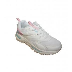 LUMBERJACK Kadın Beyaz Kalın Taban Memory Foam Sneaker Spor Ayakkabı