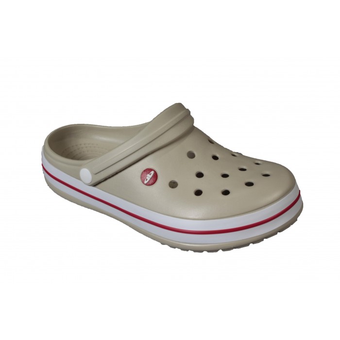 YAZKIŞ Erkek Krem Doktor Hemşire Aşcı Cross Tarzı Terlik