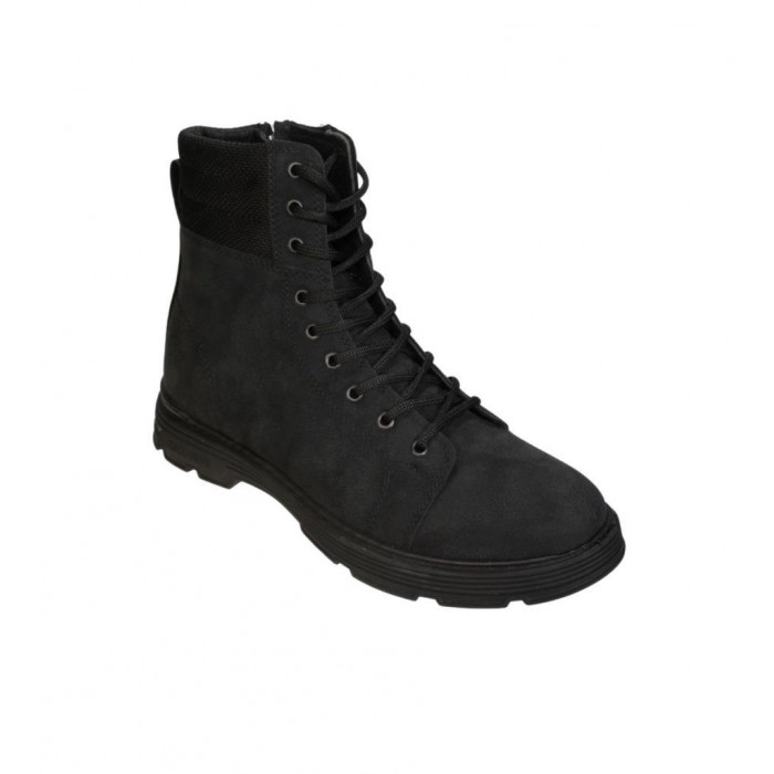 YAZKIŞ Erkek Siyah Vizon Soğuda Dayanıklı Postal Suni Deri