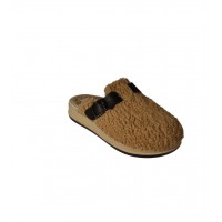 YAZKIŞ Kadın Siyah Camel Kışlık Ev Terliği