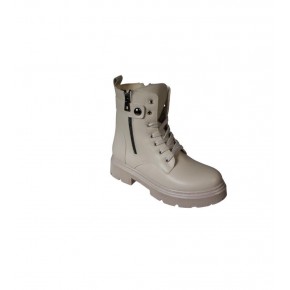 YAZKIŞ Kadın Siyah Ten Cilt Yandan Fermuarlı 15cm Bilek Boyu 4cm Kalın Taban Termo Taban Postal Bot