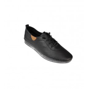 YAZKIŞ Kadın Siyah Ten Hakiki Deri Rahat Taban Ayakkabı