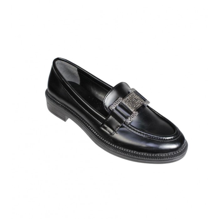 YAZKIŞ Kadın Siyah Ten Kolej Ayakkabısı