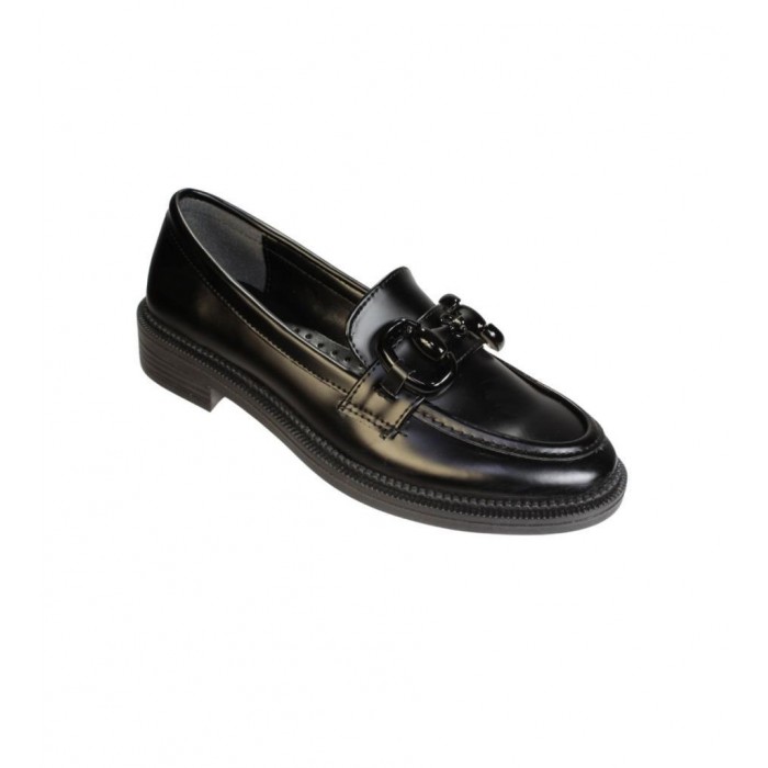 YAZKIŞ Kadın Siyah Ten Tokalı Kolej Ayakkabısı